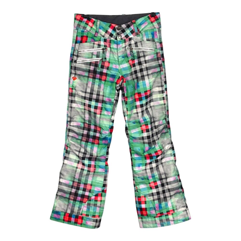 Obermeyer Jessi Ski Snow Pants Girls Large 14-16  NWOT Multicolor